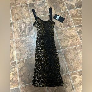 Killstar feral fishnet dress